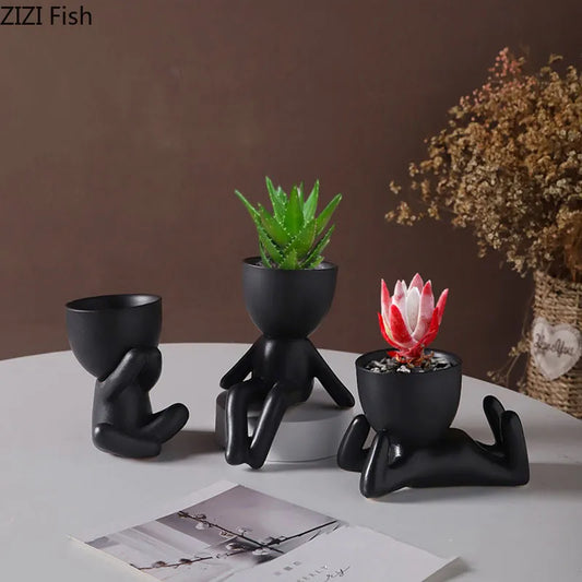 vase miniature characters
