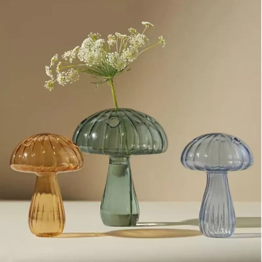 Gogumelo-Shaped Hydroponic Vase