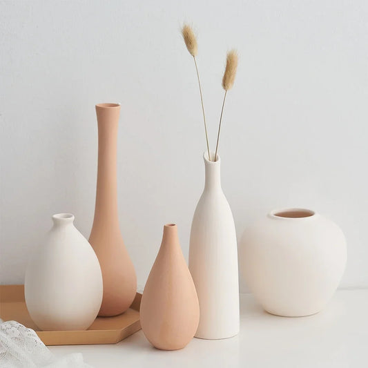 Minimalist Raw Ceramic Vase